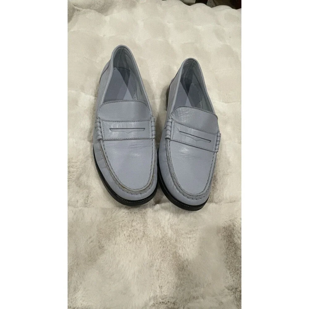 Maryam Nassir Zadeh Alan Loafers Light Blue Leather EU 44 US 10 Men’s